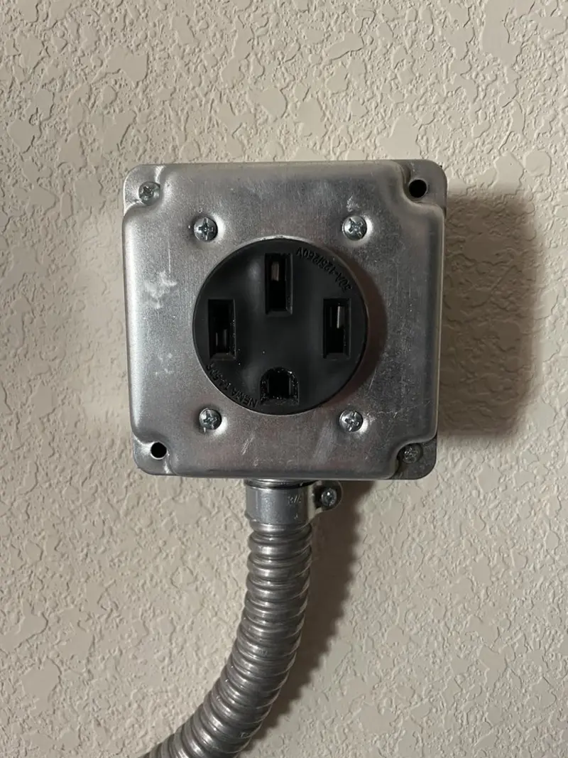 NEMA 14-50 outlet installed for Smart Home Electrical in West View